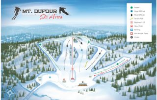 mount dufour trail map